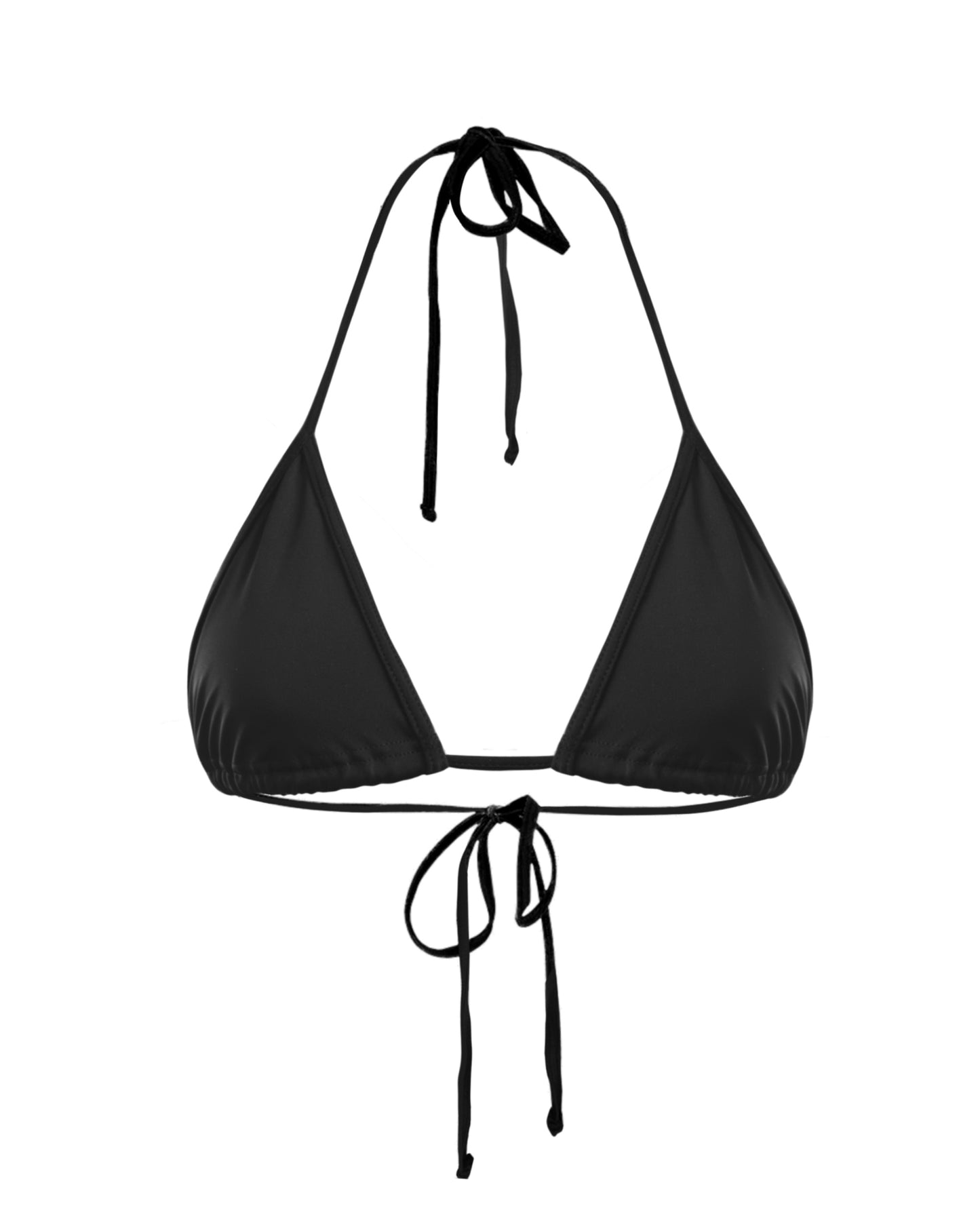 BLACK TRIANGLE BIKINI TOP