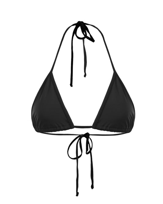 BLACK TRIANGLE BIKINI TOP