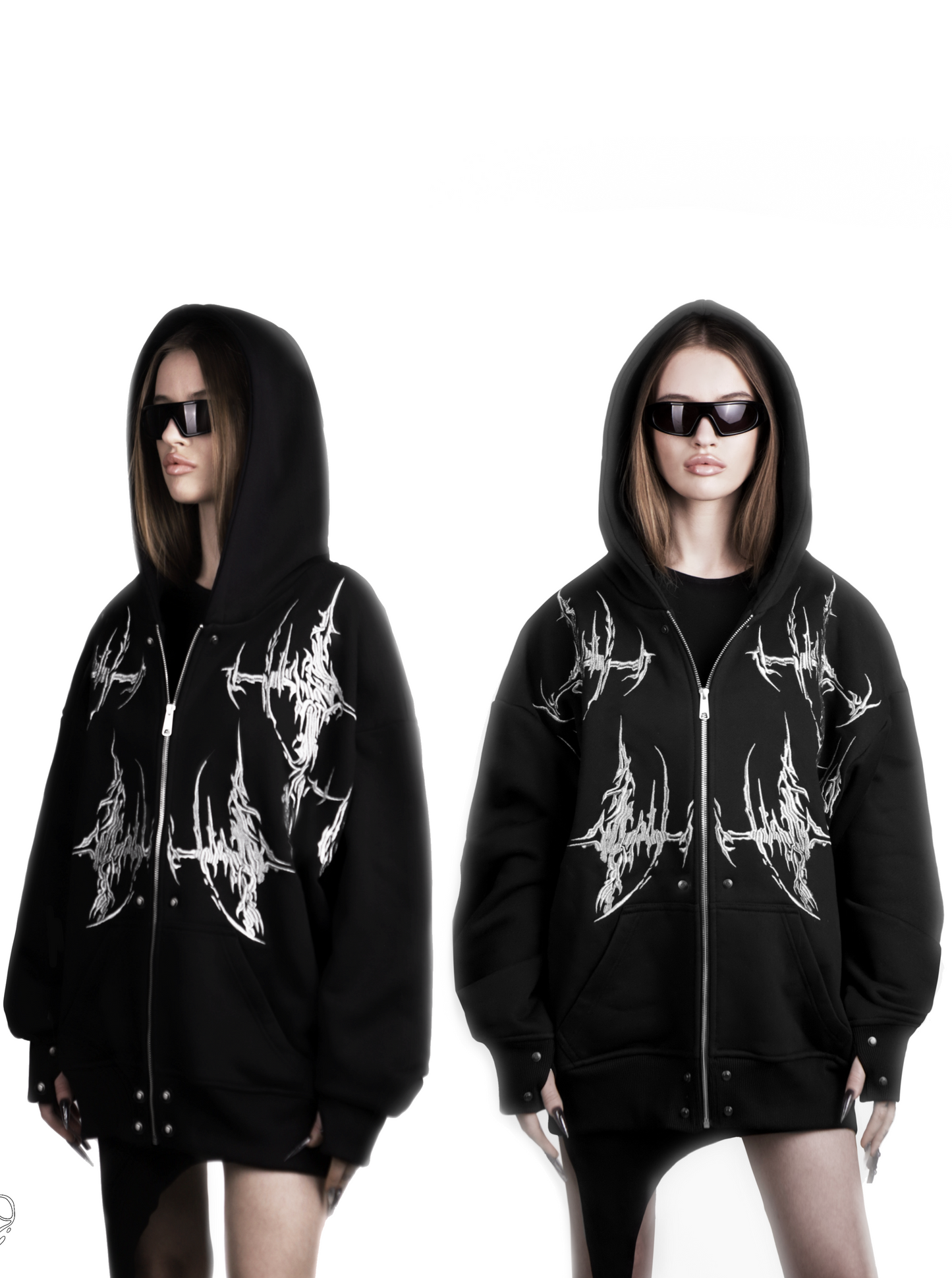 NEOTRIBAL 2.0 SILVER HOODIE